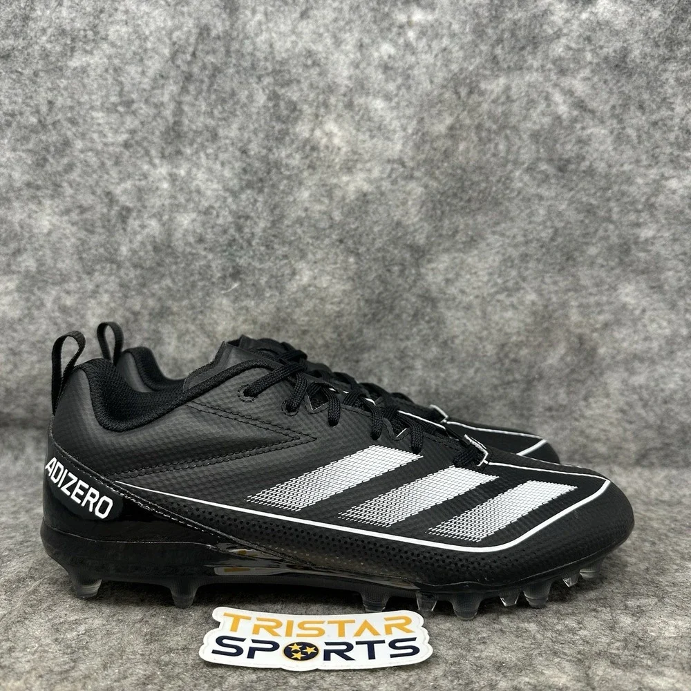 Adidas Adizero Electric.2 Football Cleats Mens Size 9 Black White IF2452